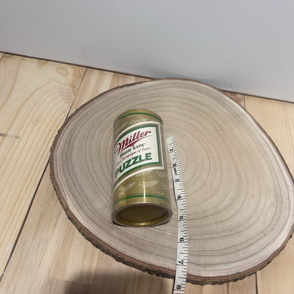 Vintage 1980's MILLER HIGH LIFE BEER CAN PUZZLE New in Package Made in the USA - Picture 7 of 8